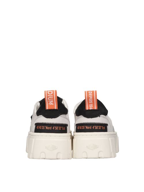 Sneakers modello PALLATOWER in tessuto e pelle PALLADIUM | 98574-073-M PALLATOWER LOVAPOR